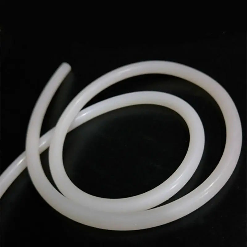 Solid Silicone Cord Dia 1.5mm 2mm 3mm 6mm 8mm 10mm 16mm White Rubber Gasket Trim Seal Strips O Ring High Temperature Waterproof