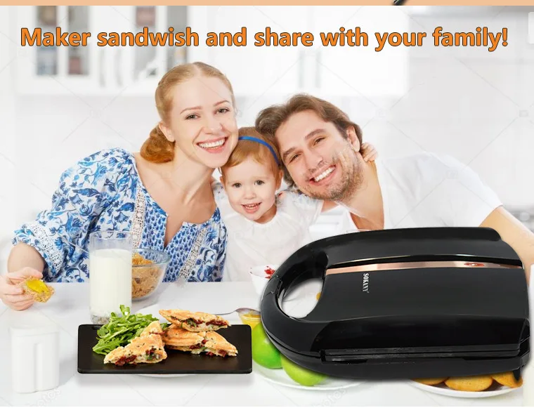 HY-903 сэндвич-машина, чайник для завтрака, электрическая сковорода, кухонная посуда, бутерброды, вафельный тостер, барбекю, штепсельная вилка европейского стандарта