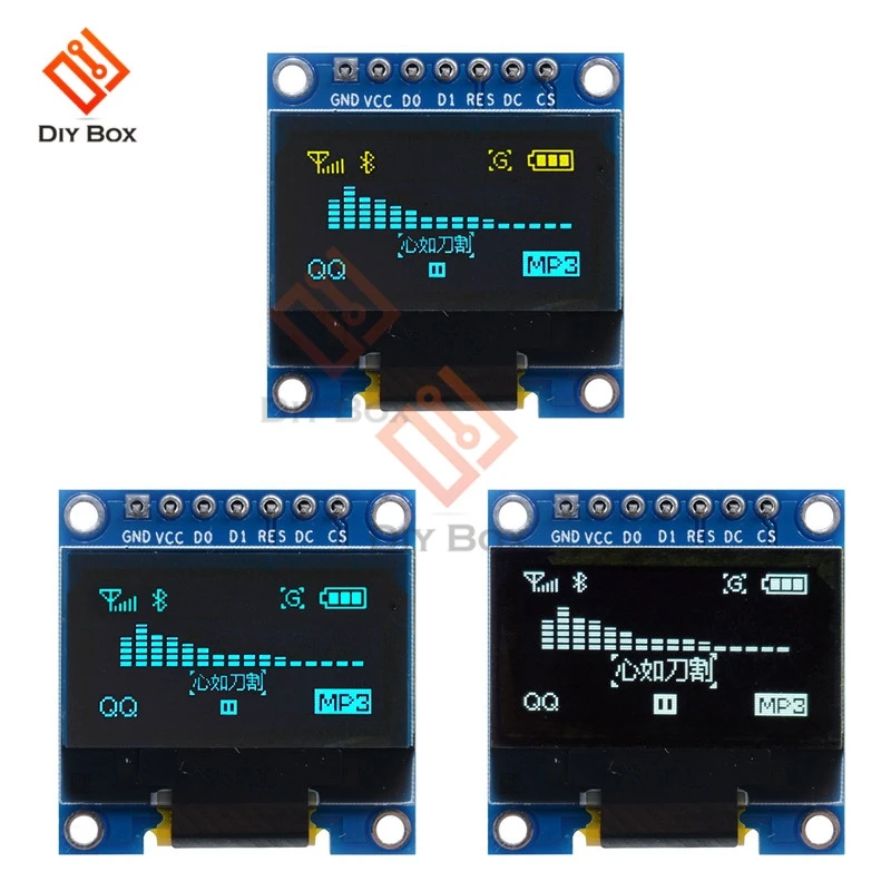OLED дисплей 0 96 дюйма I2C IIC SPI 128x64 STM32 CSR SSD1306 12864 плата с ЖК экраном GND VCC SCL SDA 7Pin DC 3 5V для