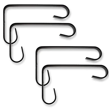 

Flower Pot Bracket Wall Mount Outdoor Wall Hook for Hanging Flower Pots and Bird Feeders (Pack of 4)