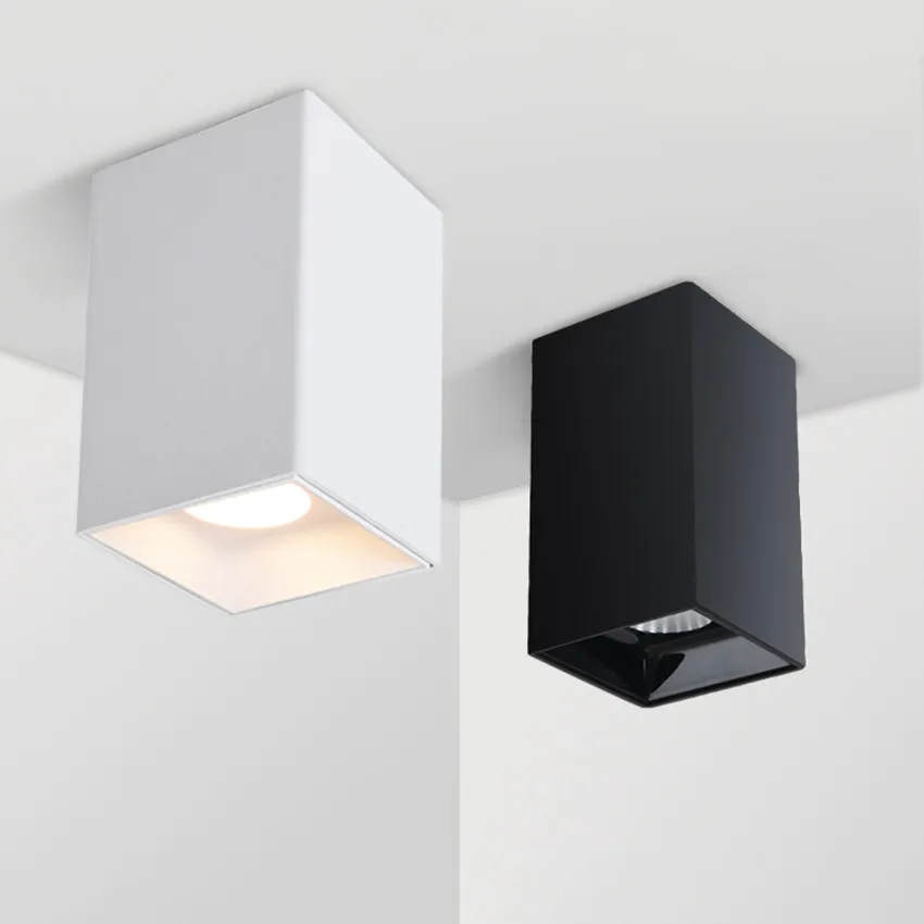 

Led Spotlights Surface Mounted Downlights Living Room Porch Background Wall Ceiling Spotlights Free Opening ML49