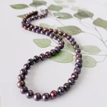 

DMNFP498 Pearl Necklace 6-7MM Natural Freshwater Pearl Necklace For Women