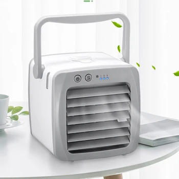 

Mini Air Conditioner Portable Air Cooler Personal Space Cooler Fan Air Cooling Fan Rechargeable Fan Desk Humidifier Purifier USB