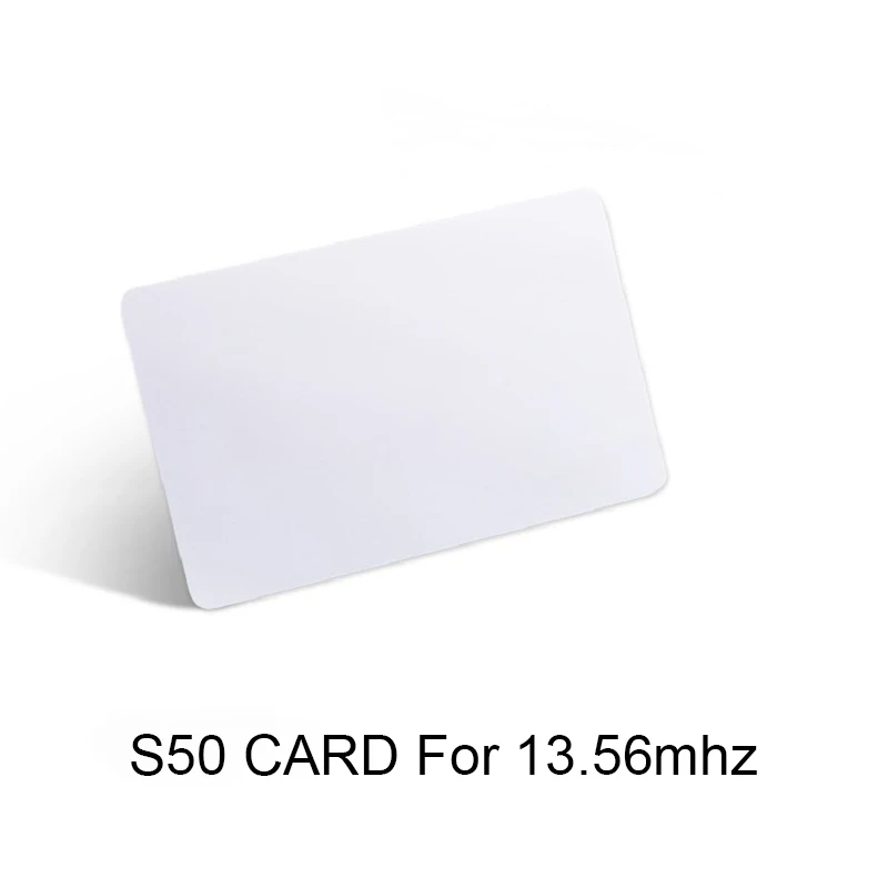 5/10pcs 13.56Mhz Card MF S50 IC Smart RFID Card Tag 0.8mm Thin For Access Control Time Attendance System ISO14443A Proximity