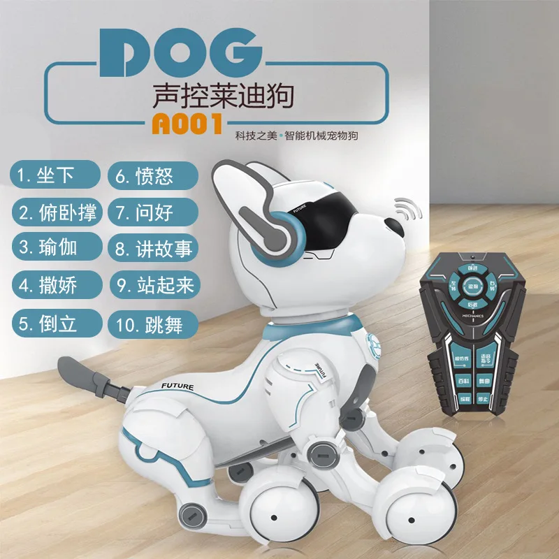 

CHILDREN'S Toy GIRL'S And BOY'S Model Remote Control Intelligent Robot Dog Charge Electric Puppy Will Walk Talk Singing Dancing