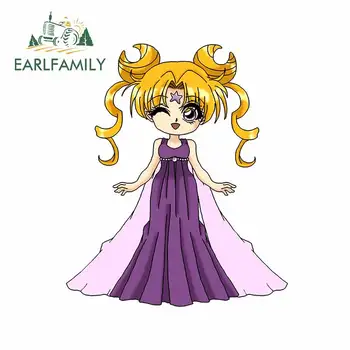 

EARLFAMILY 13cm x 11cm For Sailor Moon Windows Decal Vinyl Material Car Stickers Fashion Sunscreen Waterproof Decoration