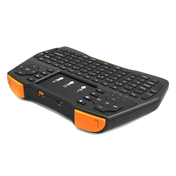 

2.4GHz Wireless Keyboard Mini Air Mouse with Highly Sensitive Touchpad for Laptop PC DQ-Drop