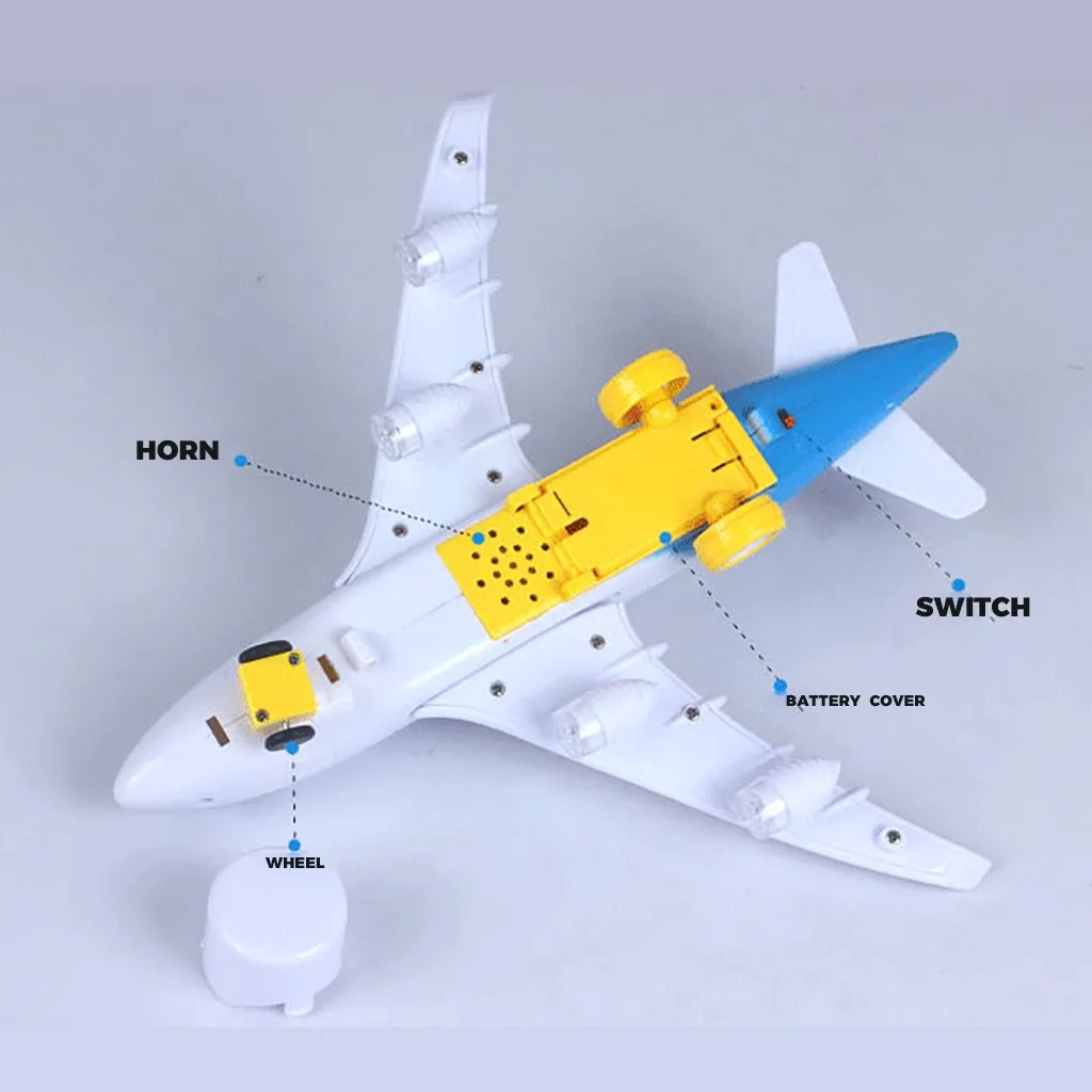 Электрический симулятор A380 детская игрушка модель самолета с музыкальным освещением игрушки для детей Детские игрушки Рождественский подарок