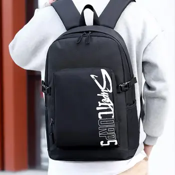 

Fashion School Bag Leisure Backpack 15.6inch Unisex Hiking High Capacity Teenagers Travel Backpack Both Shoulders
