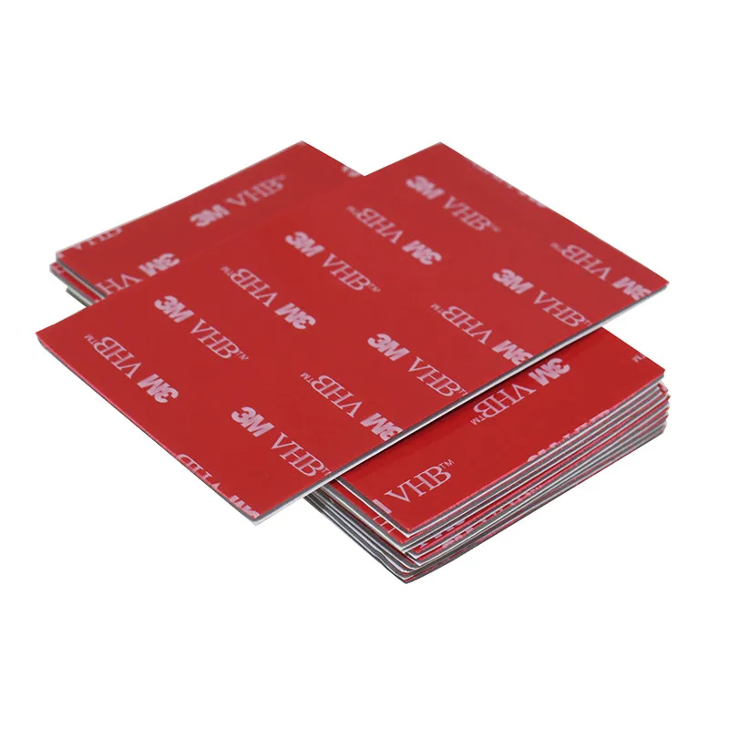 5 uds gris cinta de espuma de goma de doble cara adhesiva de adhesión fuerte superficie rojo fondo gris cinta articulo de oficina 84*53*1,15mm