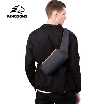 

Kingsons 2020 New Multifunction Crossbody Bag for Men Anti-theft Shoulder Messenger Bags Male Waterproof Short Trip Chest Bag