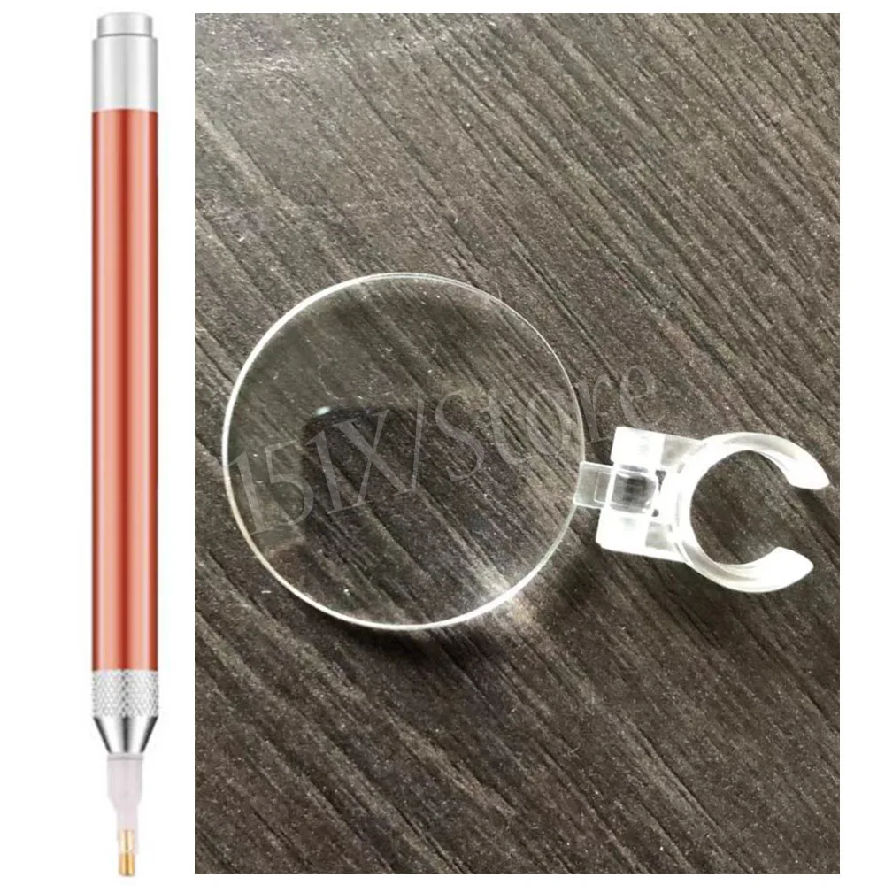 DIY Diamond Painting Tool Luminous Point Drill Pen Magnifying Glass Luminous Lighting Sticker Drill Tool Diamond Accessorie