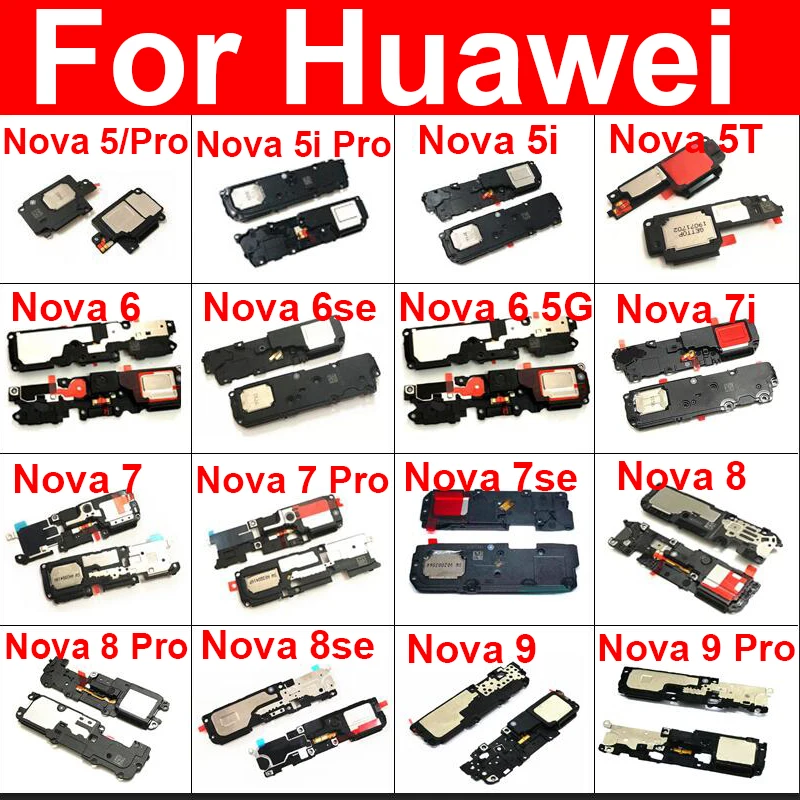 Громкий динамик ЗУММЕР кольцо для Huawei Nova 5 6 7 8 9 Pro 5G 5iPro 5T 6se 7se 8se 7i Модуль гибкий