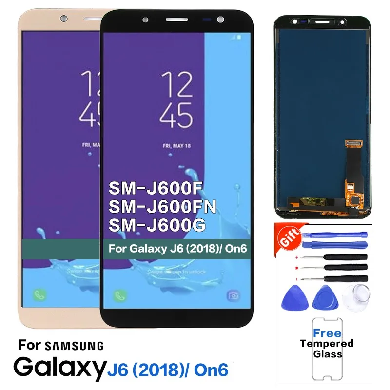TFT для Samsung Galaxy J6 2018 J600 J600F/DS ЖК-дисплей сенсорный экран On6 J600G модуль | Мобильные