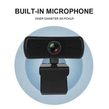 

Webcam High Definition Computer PC Web Camera with Microphone Rotatable Cameras 67JA