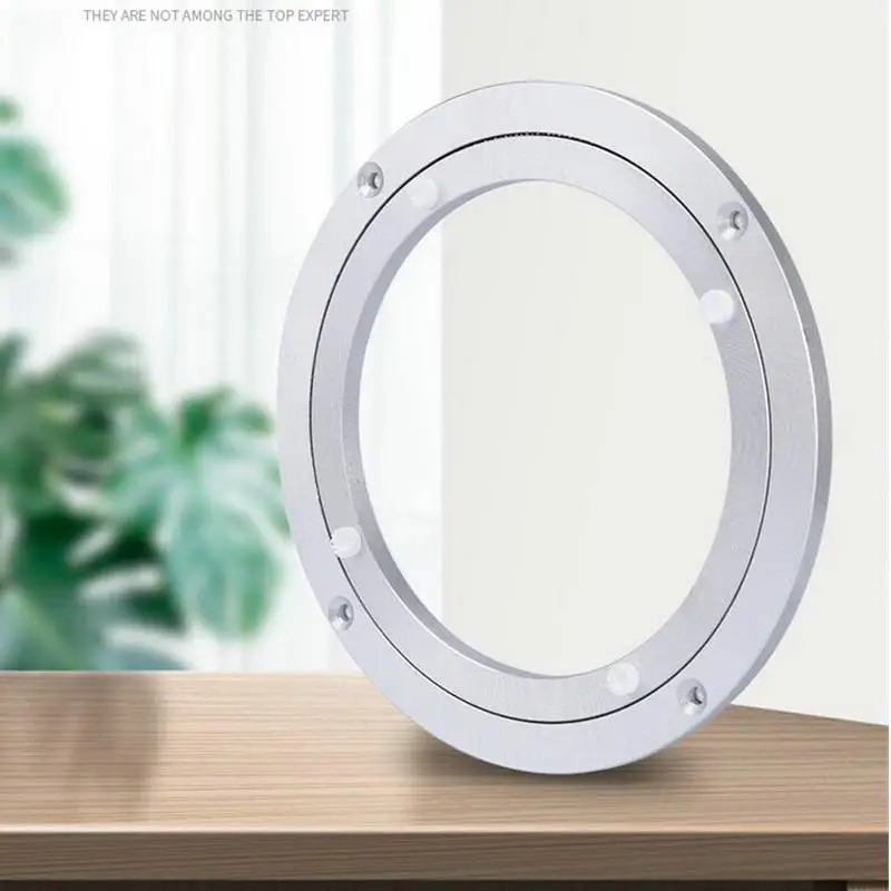 Thicken Lazy Susan Serving Ring Rotating Plate Steel Ball Bearing Round Swivel Turntable Plate Table Swivel Plate (5)