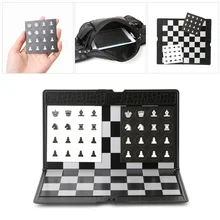 Карманный складной магнитный Международный шахматный набор доска