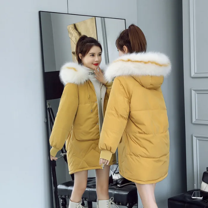 

Photo Shoot down Jacket 2019 Korean-style Cotton-padded Clothes Short down Coat BF Students Cotton Coat Loose-Fit INS New Style