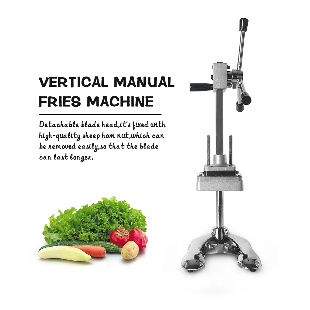 ITOP French Fries Cutter Easy control Vertical Potato Chips Cutter with