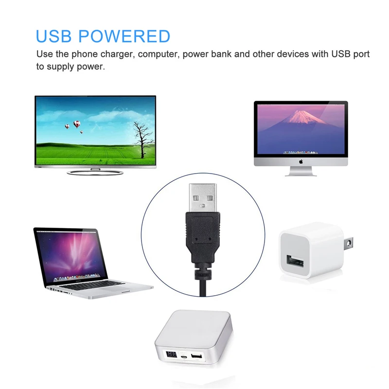 Светодиодная лента для телевизора USB светильник питания полоса 5 в 2835 не