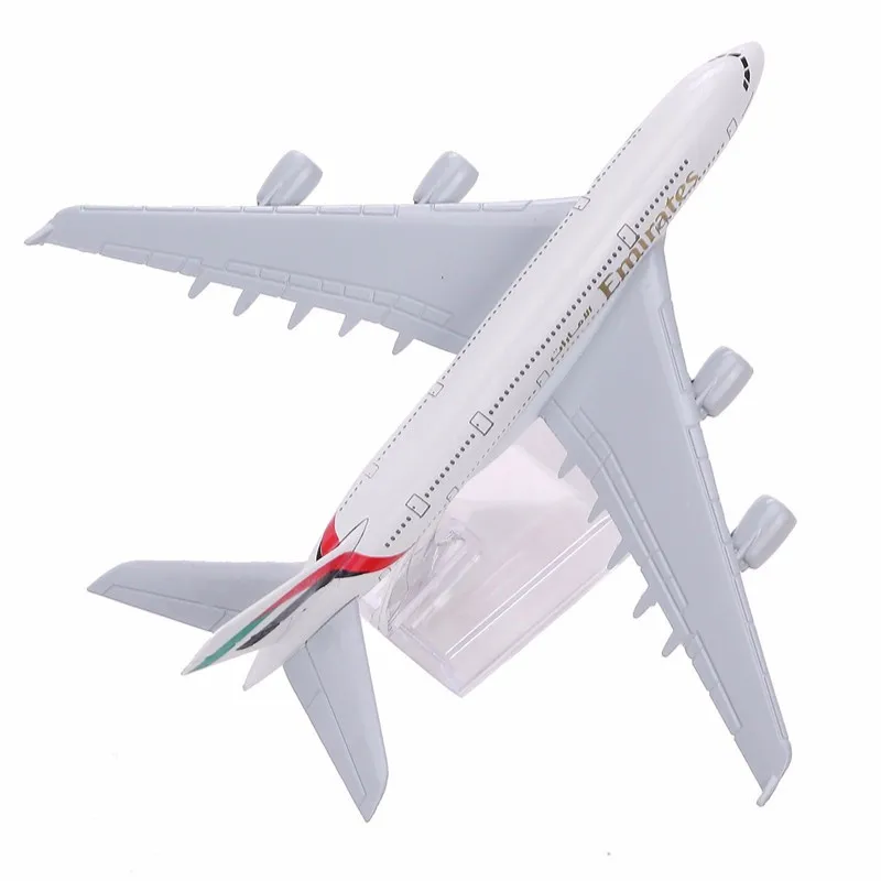 Модель самолета Air Emirates A380 Airlines Airbus 380 Airways 16 см модель летательного аппарата из