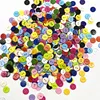 9mm/15mm Colours Double Eye Bread Button Round Resin Sewing Buttons Diy Scrapbooking Multicolour 1