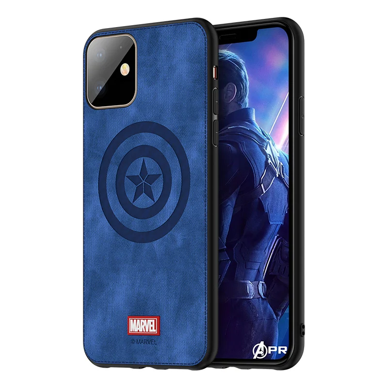 Защитный чехол для телефона Marvel для Apple iphone 11 Pro Max Железный человек Капитан Америка Человек-паук Тор задняя крышка чехол s Funda