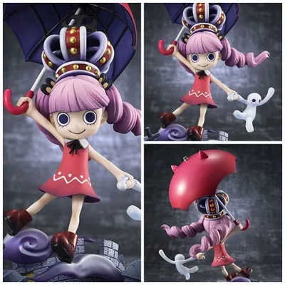 

Anime One Piece Toy Pop Princess Mononoke Childhood Perona Capsule Toy Prize Figure Garage Kit