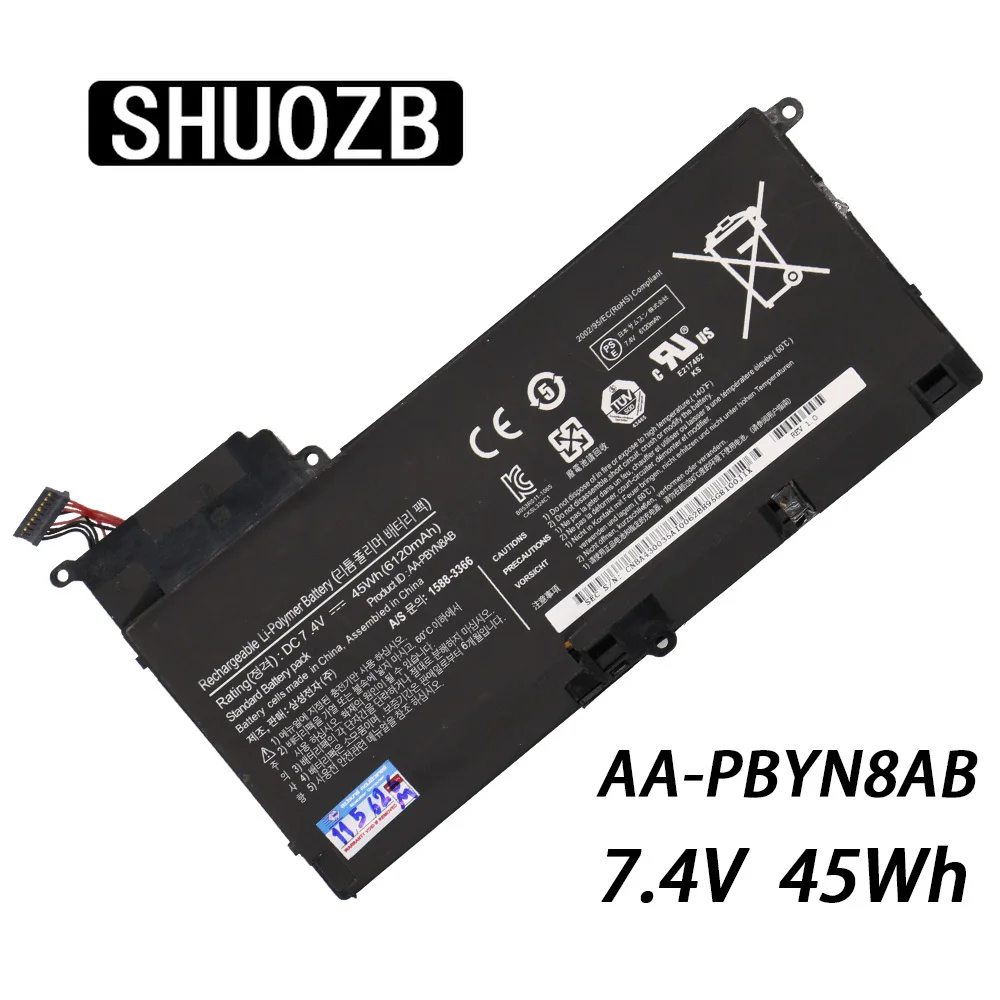 Аккумулятор SHUOZB AA-PBYN8AB для ноутбука SAMSUNG NP530U4B NP530U4C NP535U4C NP520U4C 7 4 В 45 Вт-ч AA-PLYN8AB
