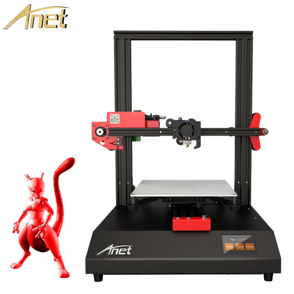 cheap Anet ET4 Full Metal 3D Printer High Accuracy Extruder Plus size 220*220*250mm Impresora 3d Printer support Resume Printer 3d