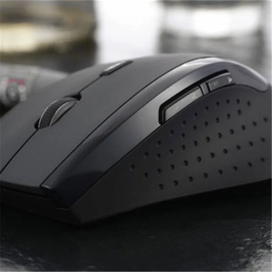 

Portable and weight light black With 6 Keys gaming mouse 2.4GHz Wireless Optical Gaming Mouse Mice For Computer PC Laptop