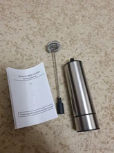 Whisk Foam-Maker Electric-Milk-Frother Coffee-Mixer Stainless-Steel Mini Home Spring