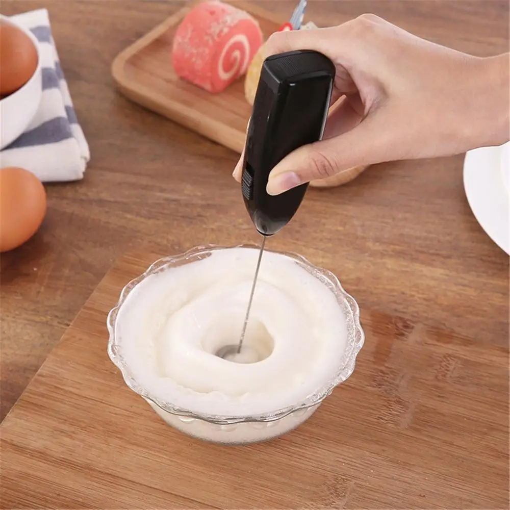 Food Mixer Milk Drink Coffee Whisk Mixer Electric Egg Beater Frother Foamer Mini Handle Stirrer Practical Blender Kitchen Cooking Tool