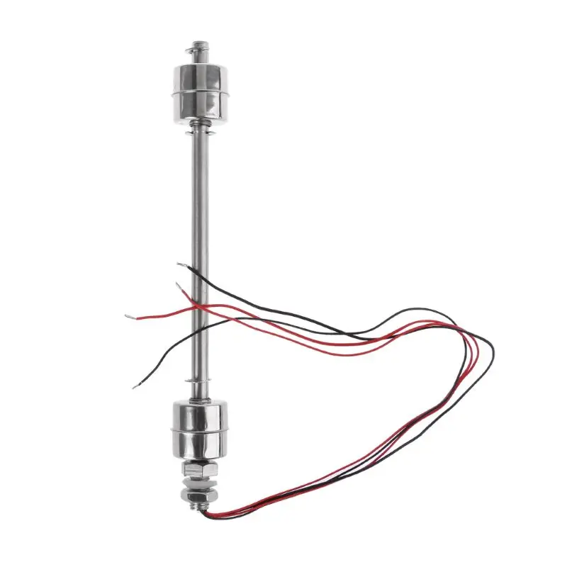 

AC 220V 10W Stainless Steel Float Switch Tank Liquid Water Level Sensor Double Ball Float Switch Tank Pool Flow Sensor