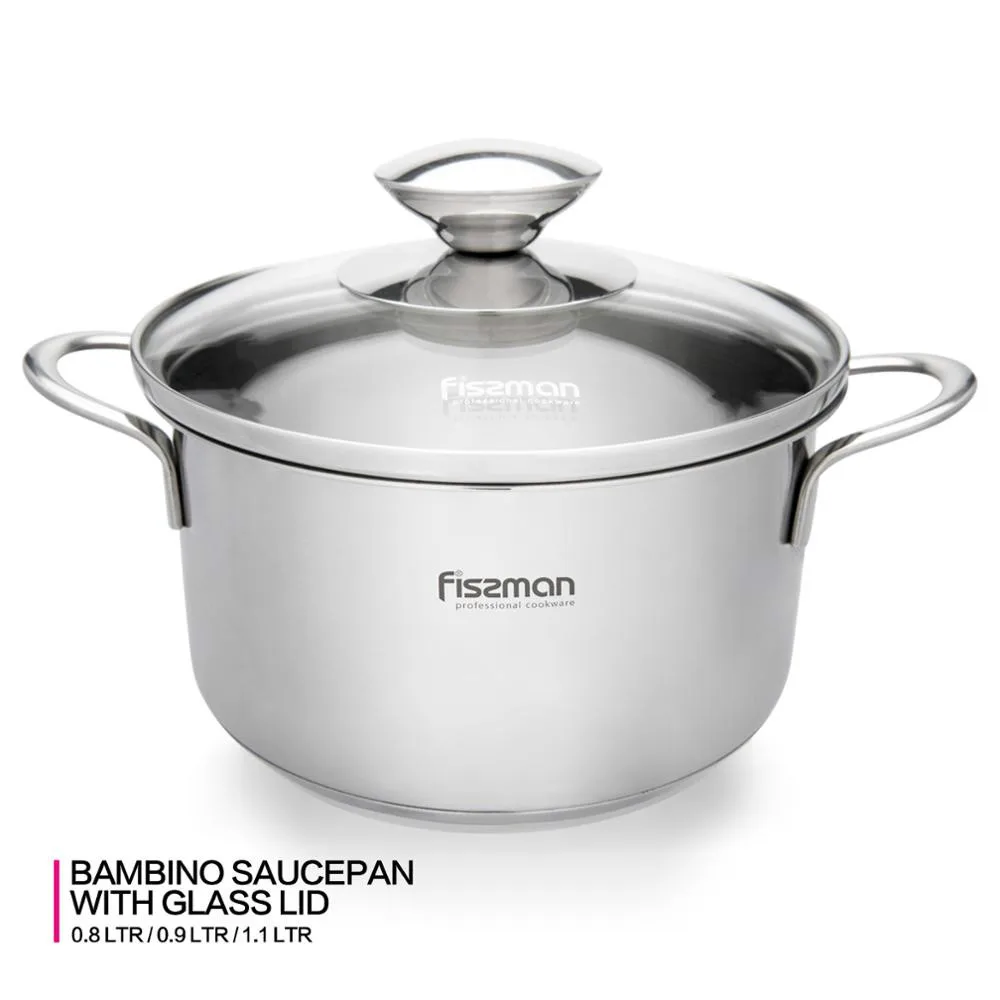 

sauce pot with induction lid capped bottom 304 Non-stick stainless steel with two-sided handle milk pot