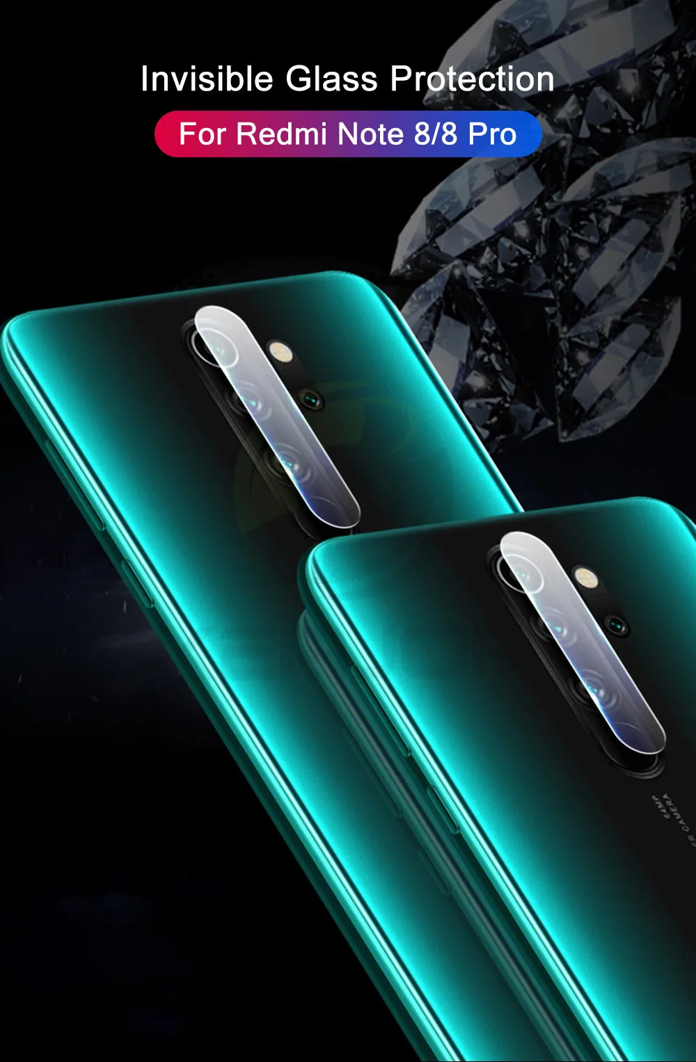 2 шт. стекло для Xiaomi Redmi Note 8 Pro объектив камеры защитное стекло объектив для телефона Защитная пленка для экрана для Redmi Note8 8 Pro стекло