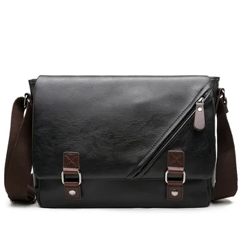 

New Men's Bag Shoulder Bag Men's Leather Bag Messenger Bag Business Casual Envelope Bag