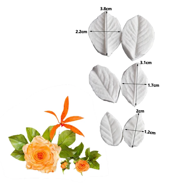 Mini Rose Leaf