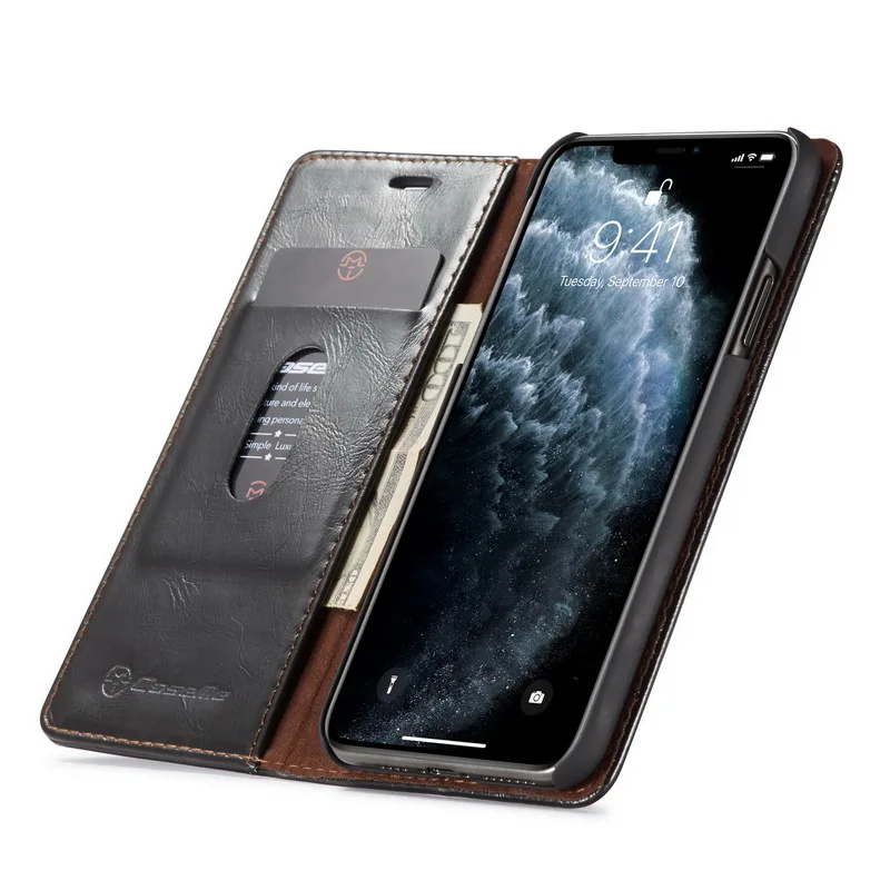 Премиум pu кожаный чехол-кошелек для iPhone 11 Pro Max XS XR 8 7 чехол с подставкой Держатель для карт ID Слот для iPhone 11 6 6 S Capa