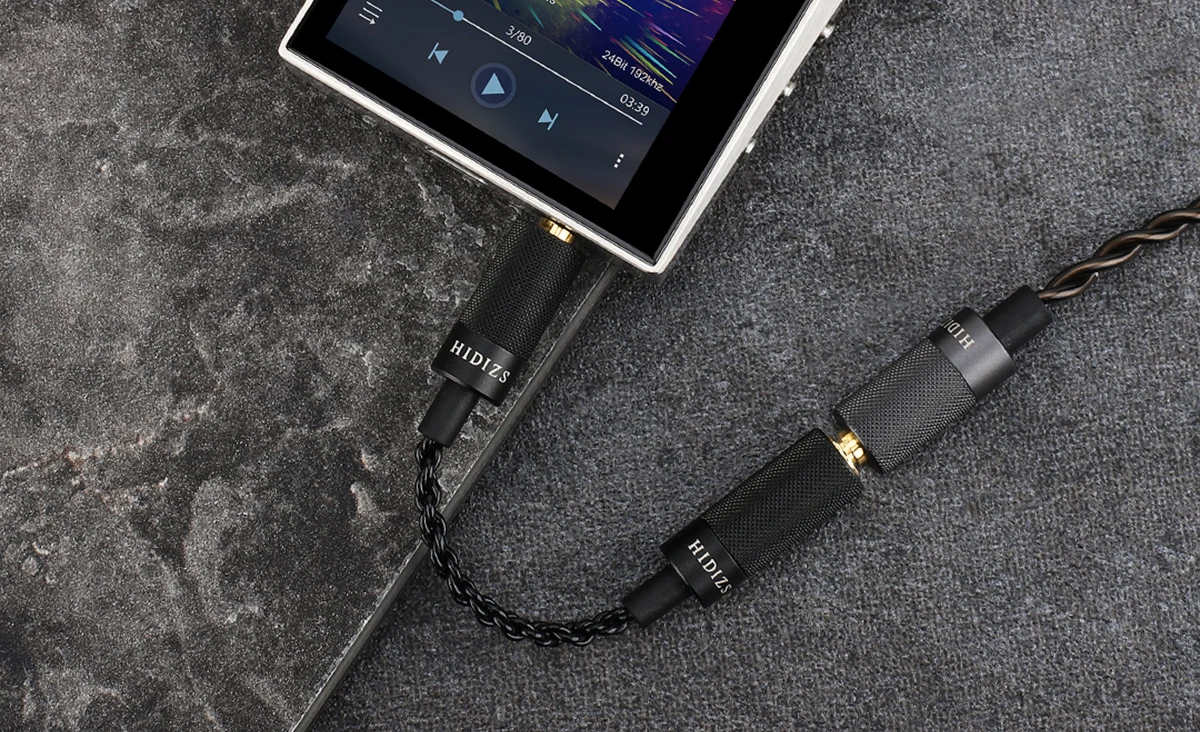 Hidizs adaptador 4.4 3.5 macho para 2.5