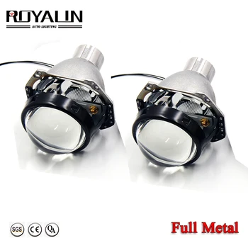 

ROYALIN For Hella 3R G5 H4 Bi Xenon Headlight Lens Use D2S D2H Bulbs Car Bixenon Projector Auto Lighting Retrofit High Low Beam