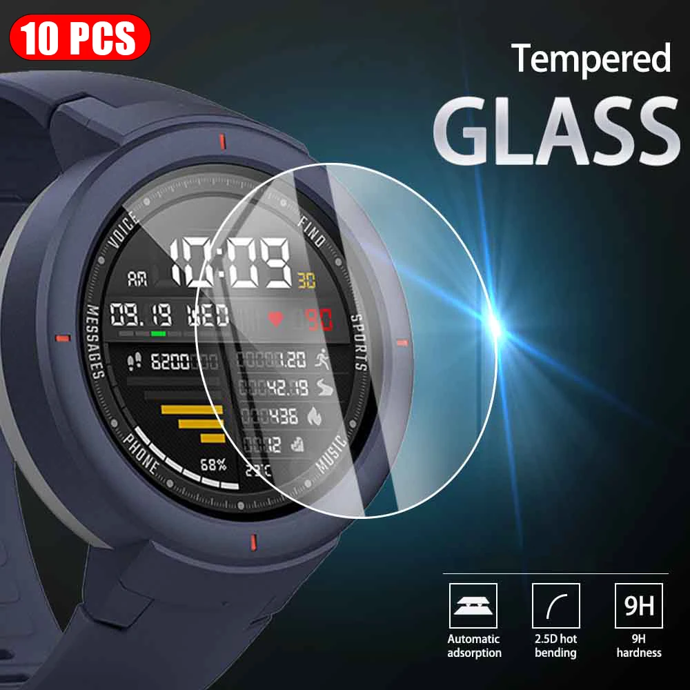 10 шт. 9H Премиум Закаленное стекло для Xiaomi Huami Amazfit Verge Lite / 3 Защитная пленка