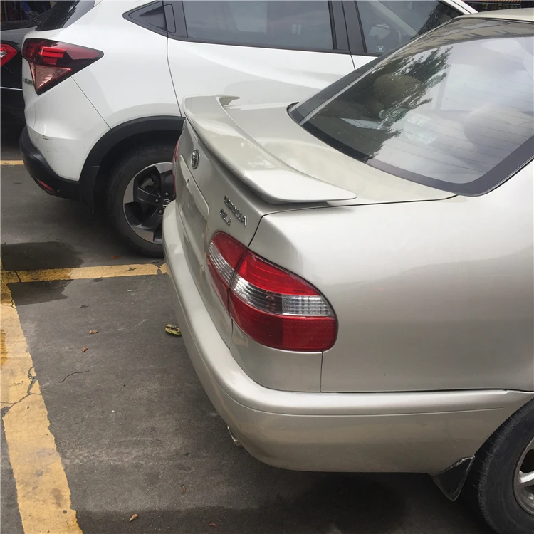 Спойлер для TOYOTA corolla 1998 2003 спойлер высококачественный материал из АБС пластика