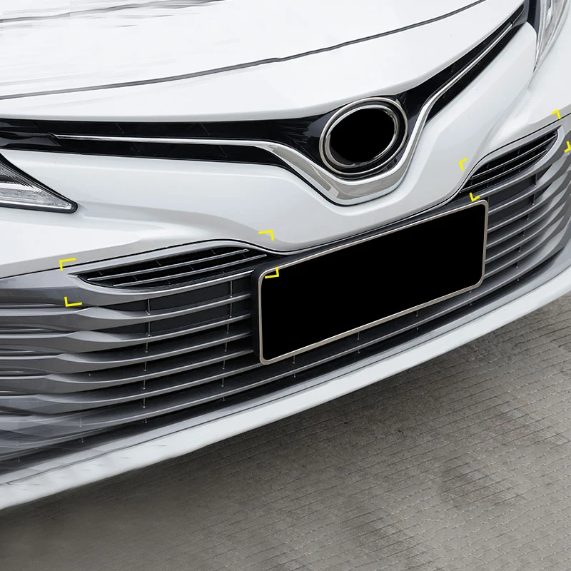 Для Toyota Camry 70 XV70 2018 2019 2020 Нержавеющая сталь Передняя гоночная решетка литьевая