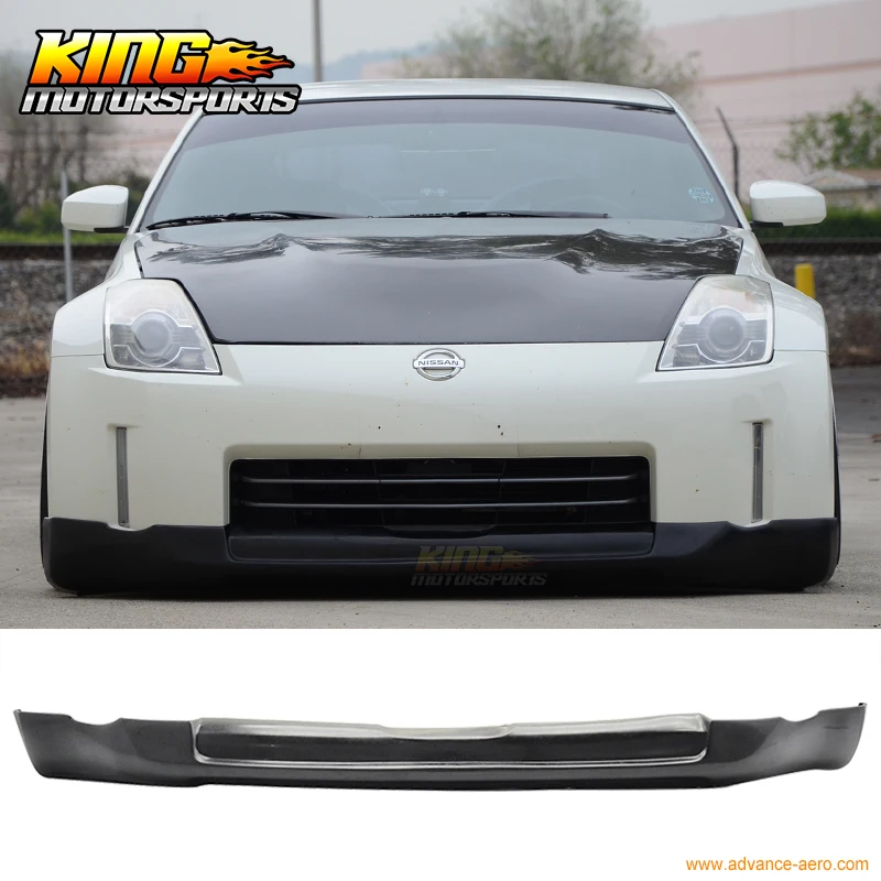Подходит для 06 07 08 Nissan 350Z передний бампер спойлер ING-S стиль Fairlady Z Z33 | Автомобили и