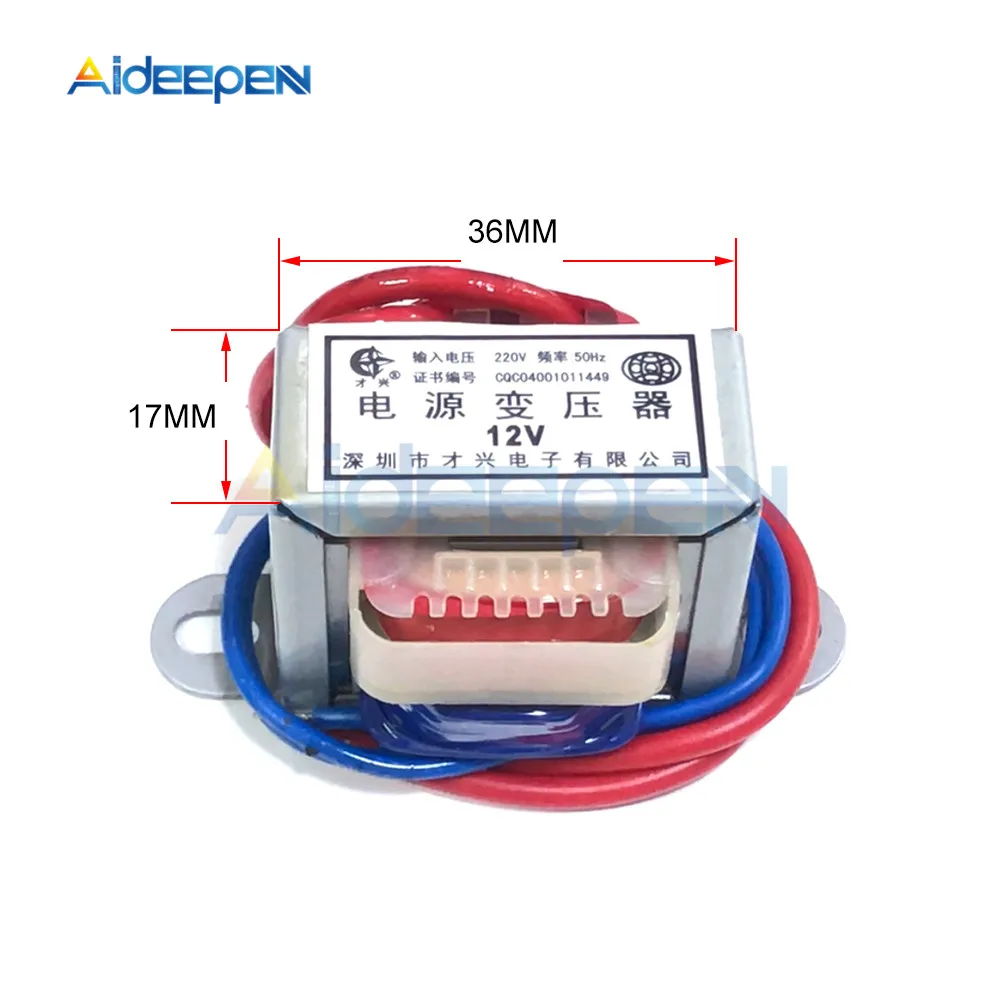 Universal AC Power Transformer with Multiple Voltage Outputs and Copper Core