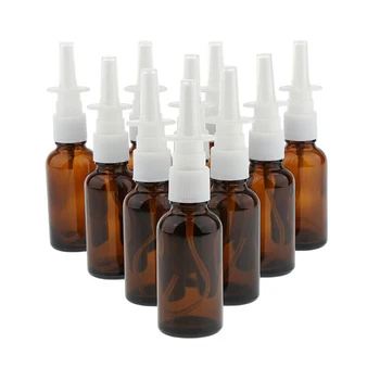 

10pcs 30ml Empty Nasal Pumps Spray Bottles Mist Nose Personal Care Nasal Throat Spray Refillable Bottle Perfume Dispensers