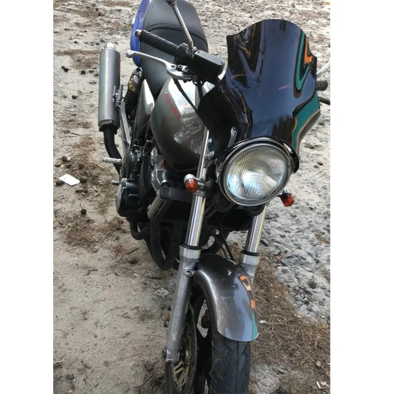 Ветровое стекло экран для 1997-2006 Kawasaki ZR-7 750 F S ER-5 ER 500 A B C D Twister фара боковая Монтажная кронштейн