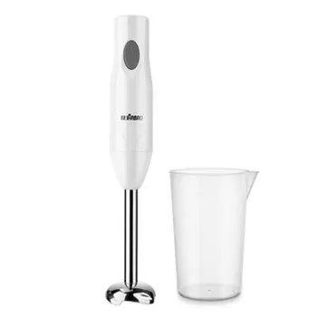 

4 in 1 stainless steel manual immersion blender vegetable mixer meat grinder 500ml grinder blender 800ml smoothie cup
