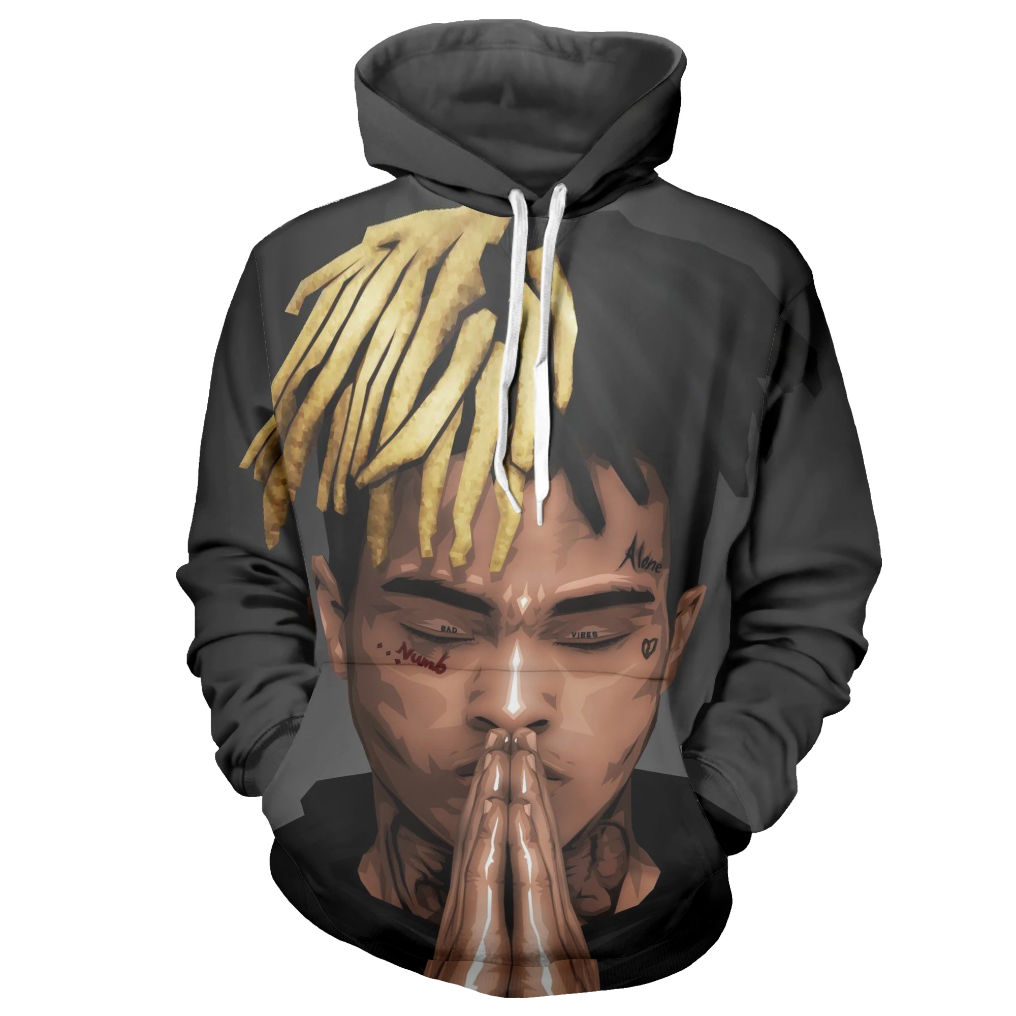 3D Xxxtentacion толстовки кофты для мужчин/женщин толстовки рэпер певец мальчик/девочка пуловер Xxxtentacion осень